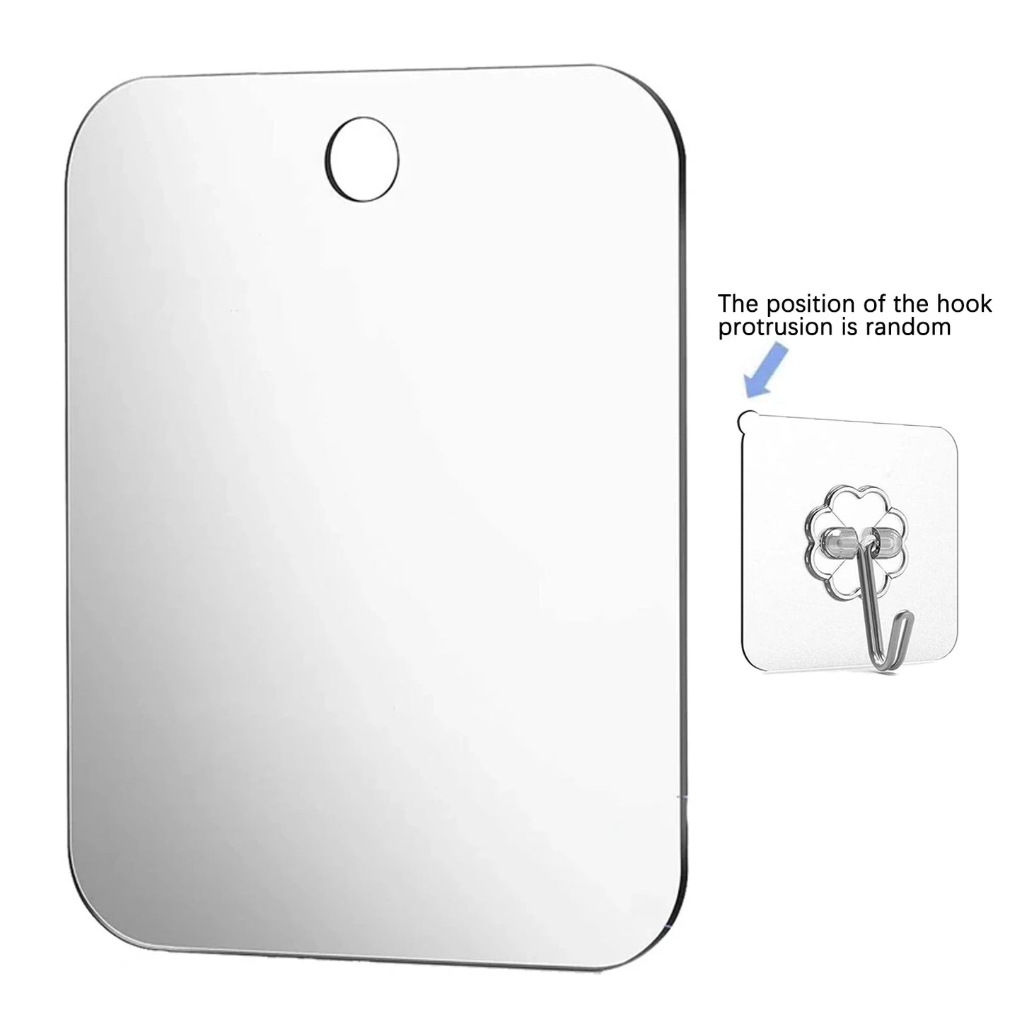 Fogless Shower Mirror | Acrylic | Rectangle | 6 Inch