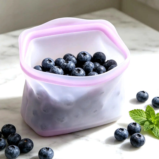 Silicone Food Storage Bags | Airtight Seal | Reusable | Multiple Sizes