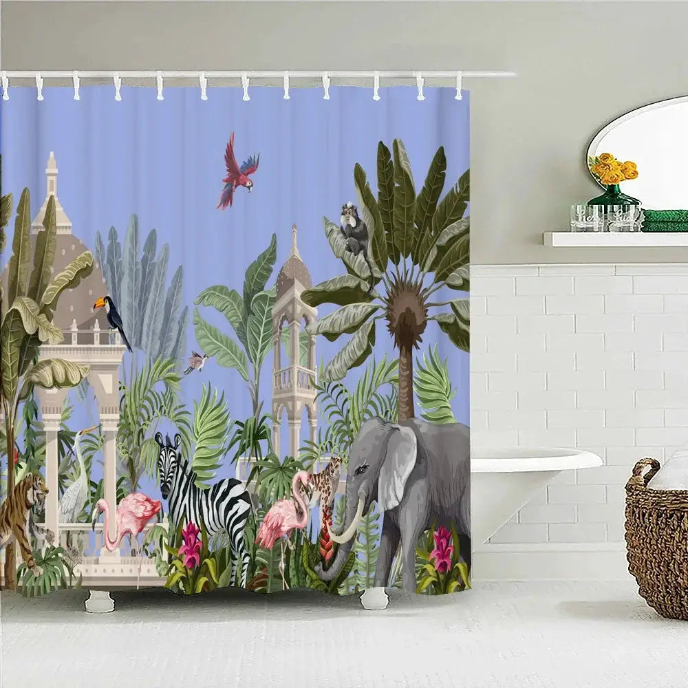 Chinese Style Flower and Birds Tree Shower Curtains Bath Curtain Waterproof Bathroom Decor With Hooks 3d Printing Bath Curtain from PriceLows™