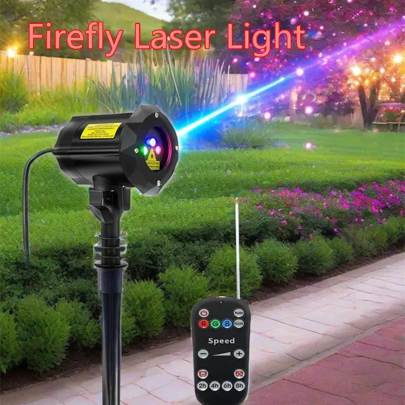 LED Laser Garden Light | 10W Output | IP65 Waterproof | Aluminum Build