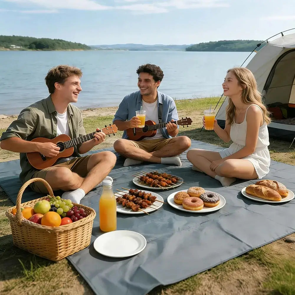 Waterproof Oxford Tarp | Thickened Sun Shade Sail | Picnic Mat & Tent Footprint