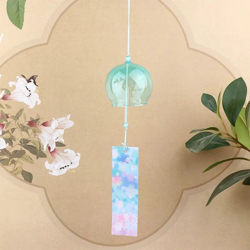 1Pc Wind Bells New Handmade Glass Wind Chime Birthday Gift Christmas Gift Home Decors Wind Chimes Japanese Style from PriceLows™