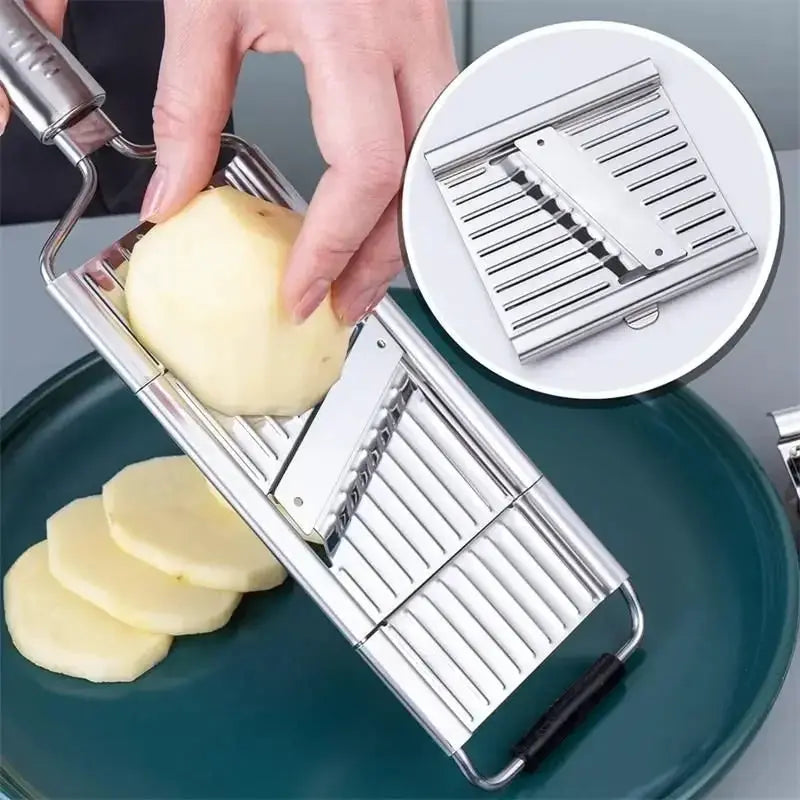 Vegetable Slicer | Stainless Steel | Julienne Grater | Manual