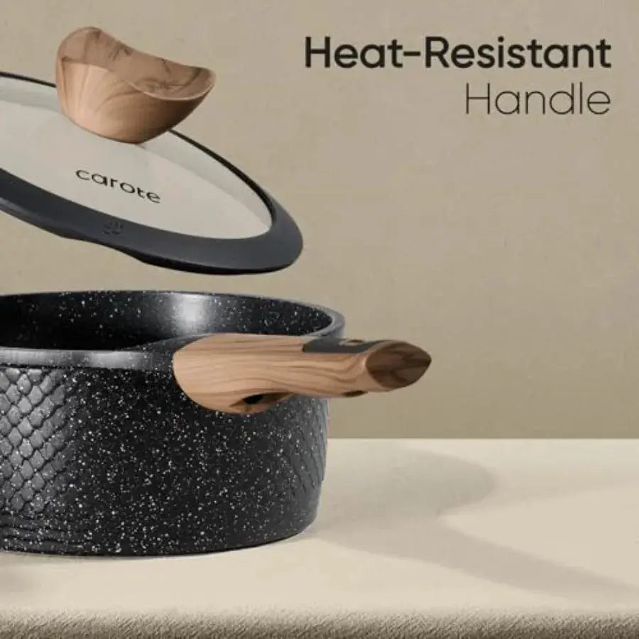 Pots and Pans Set Non Stick, Cookware Set Pots and Pans Induction Cook Ware, Nonstick Kitchen Cooking, PFOA Free from PriceLows™