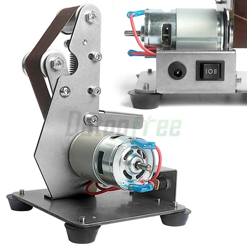 110V/220V Desktop Vertical Mini Electric Abrasive Belt Sandpaper Polishing Machine DIY Angle Grinder Sharpening Machine from PriceLows™