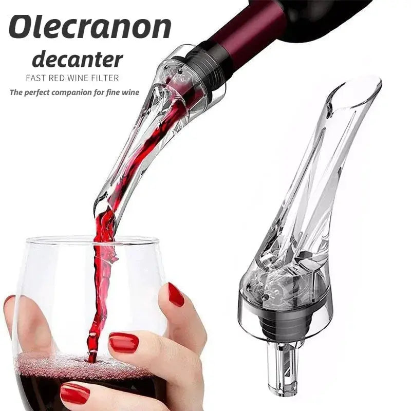 1pcs Magic Wine Decanter Wine Aerating Pourer Spout Decanter Wine Aerator Quick Aerating Pouring Tool Pump Portable Filter from PriceLows™