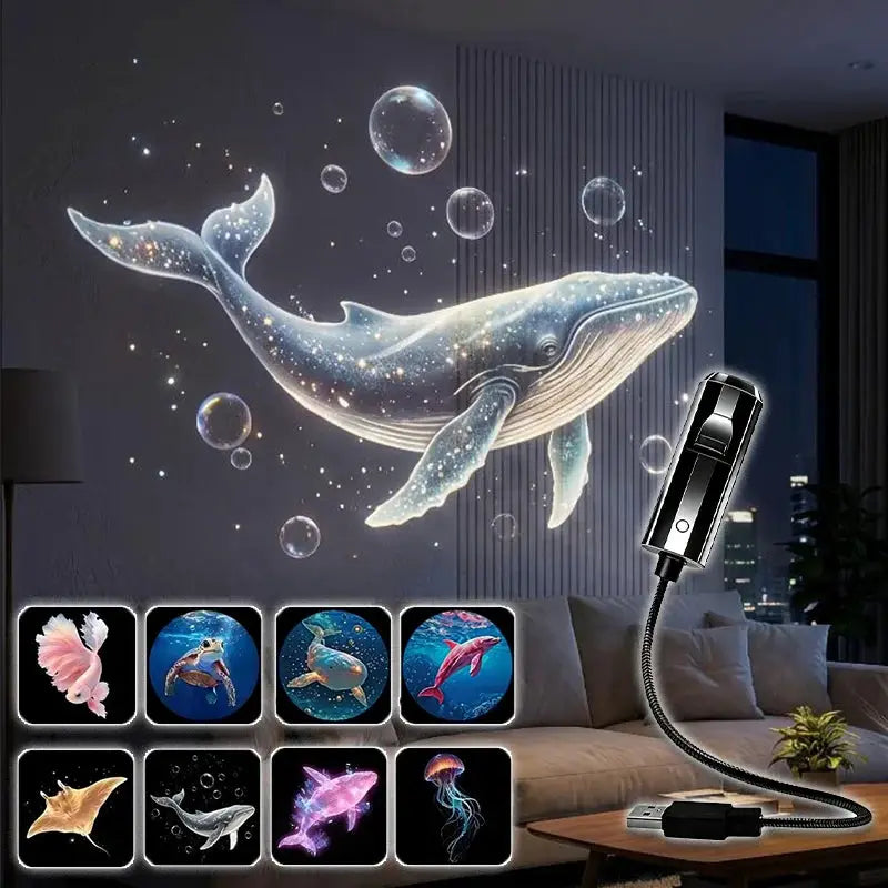 Ocean Projector Night Light | USB Powered | Replaceable Films