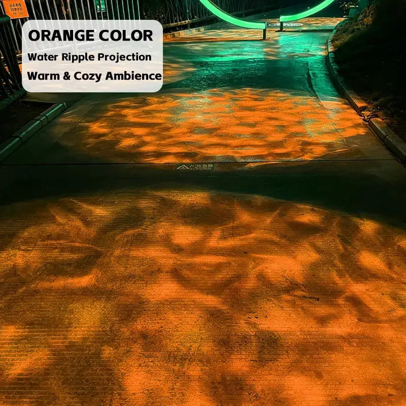 LED Water Ripple Projector | Waterproof Outdoor Beach Light | Aluminum