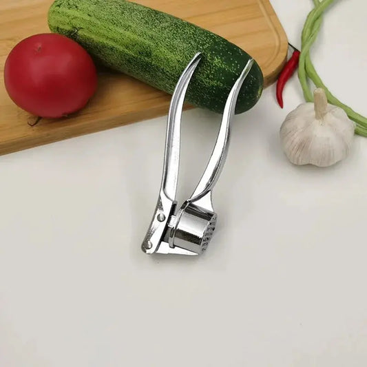 6.10in Stainless Steel Garlic Mincer - Dual-Use Garlic Press & Nut Cracker from PriceLows™