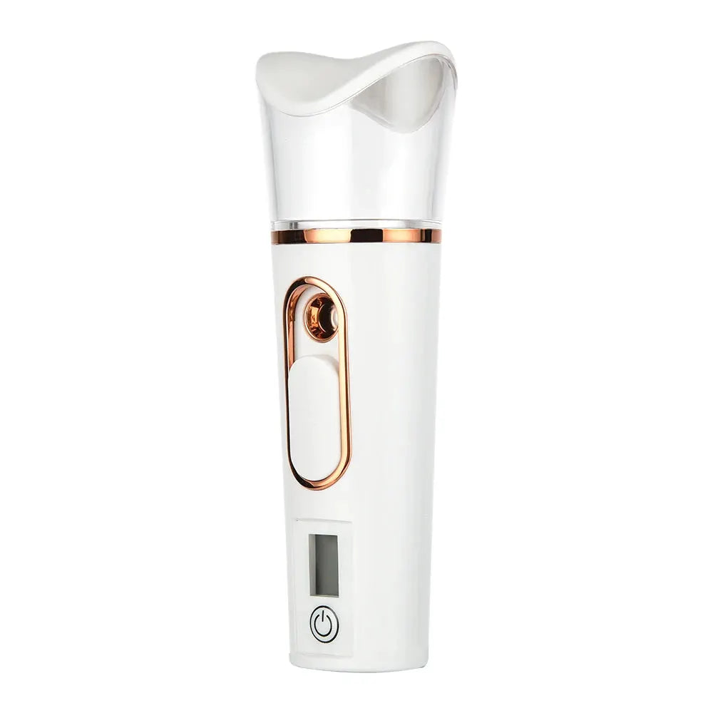 Nano Mist Facial Sprayer | Rechargeable Cold Spray | Moisture Tester | One Size