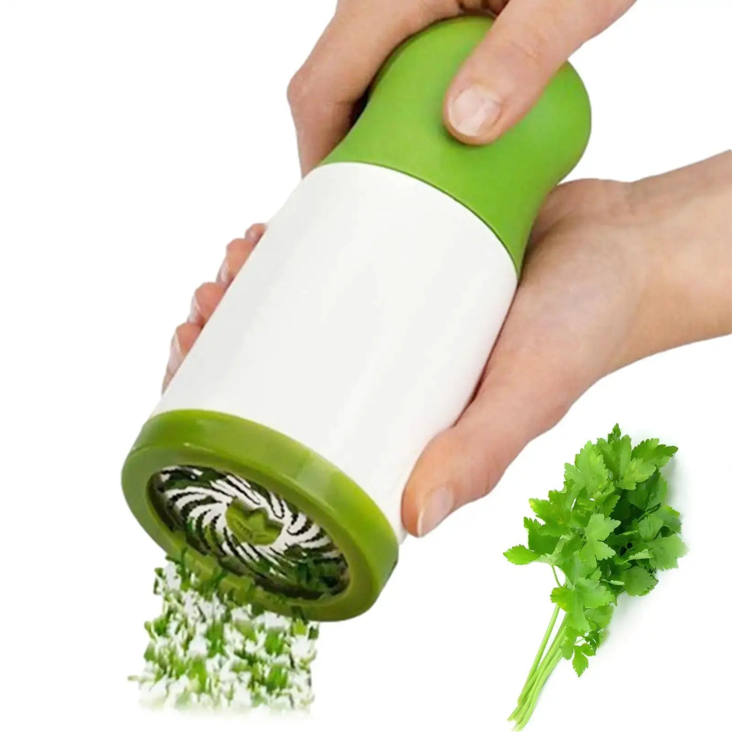Manual Herb Grinder | Nylon Blade | ABS Stainless Steel Body | Parsley Shredder