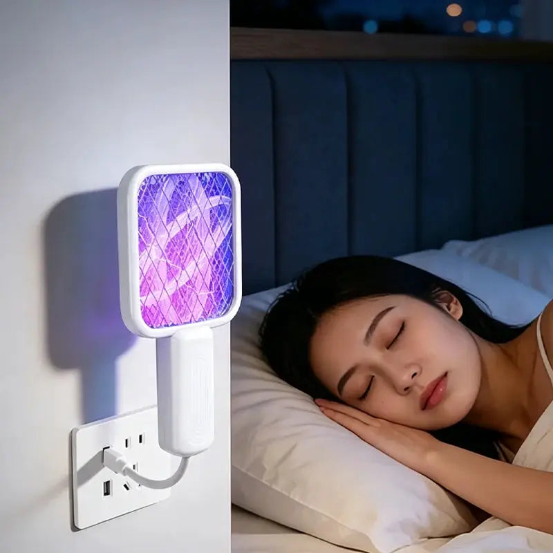 BOLTIFY USB Mosquito Swatter Trap Pest Control Electric Shock Mini Mosquito Killer Lamp Portable UV Light Fly Bug Zapper Summer from PriceLows™