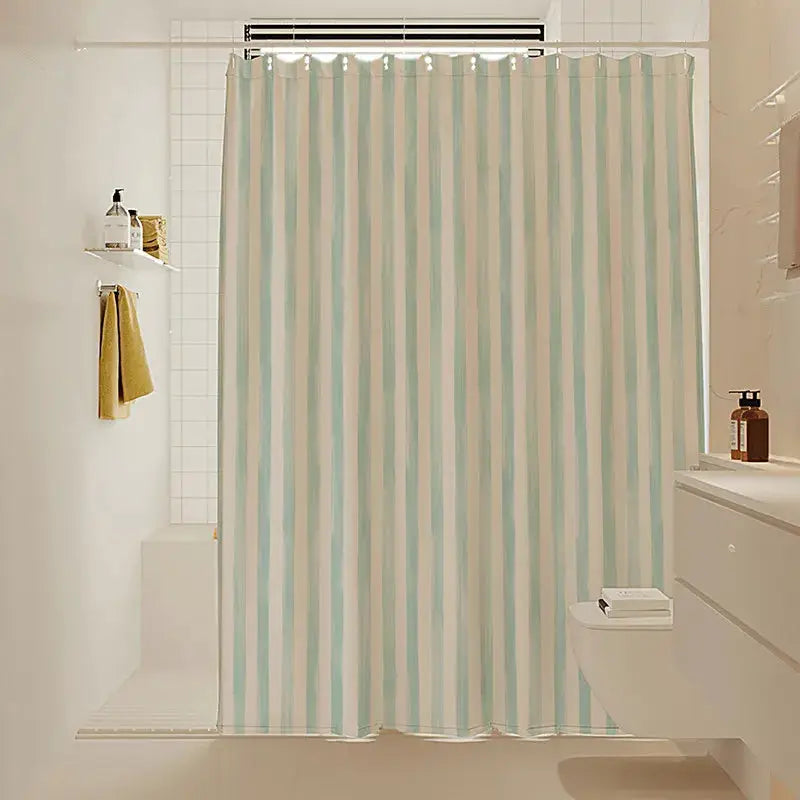 VIKAMA bathroom shower curtain blocking curtain, bath shower dry and wet separation, waterproof and mildew-proof Decor from PriceLows™