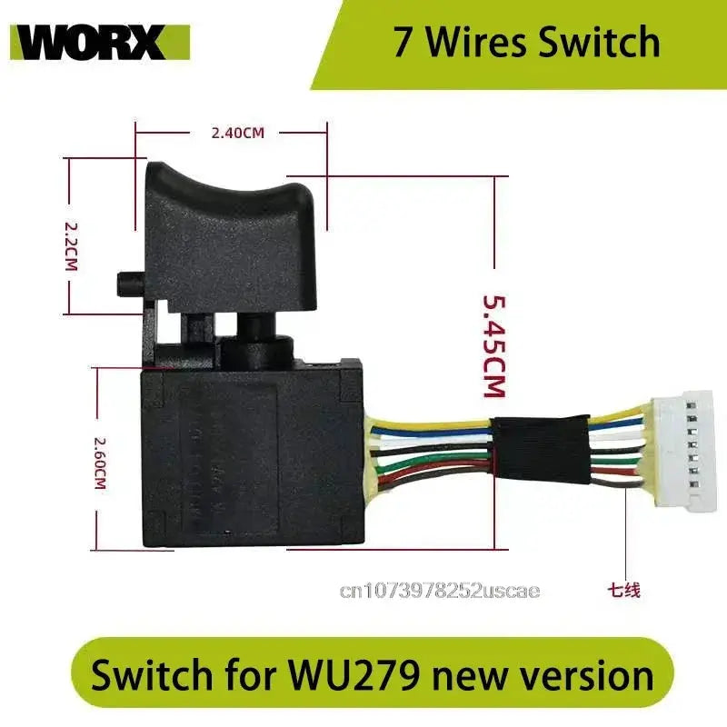 Orginal new Switch Driver motor reducer casing toothed wheel shell chuck parts for WORX WU279 Electric impact wrench from PriceLows™