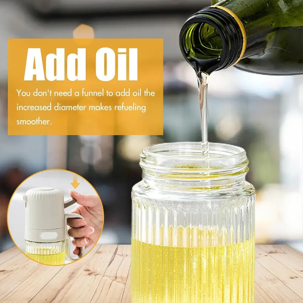 Oil Sprayer Bottle | Glass | 250ml Adjustable | One Size