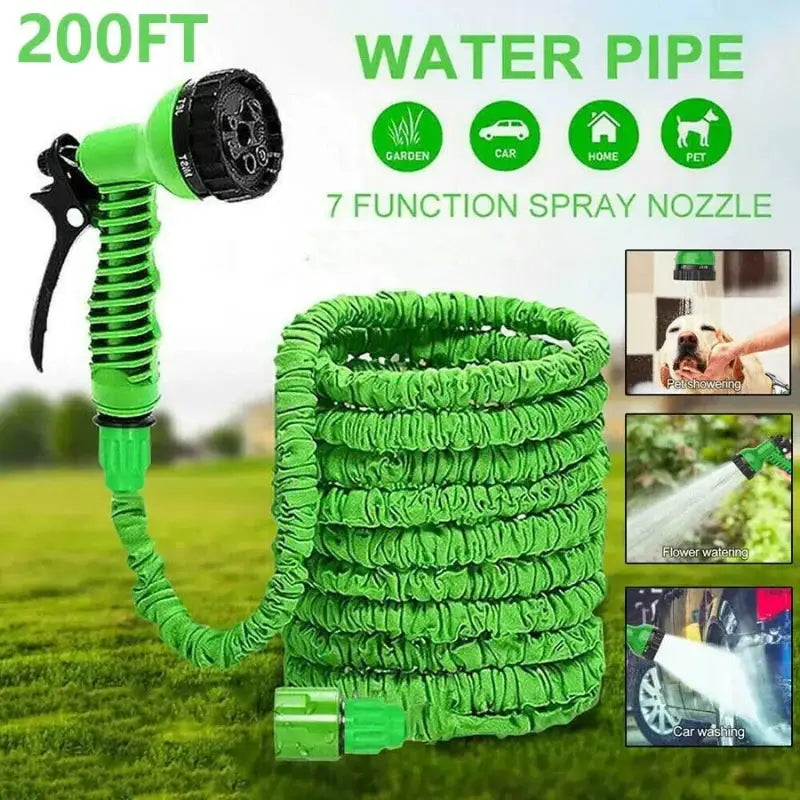Expandable Magic Hose, High-Pressure Car Wash, 7Water Spraying Functions, Water Gun, Home Garden Watering Hose garden hose from PriceLows™