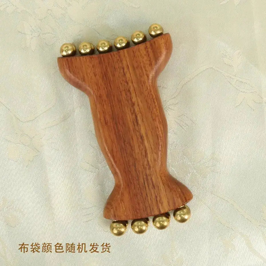 Copper Wood Face Massager | Lymphatic Detox Tool | Jawline And Eye Firming