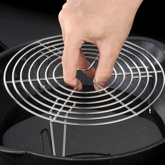 Steamer Rack | Stainless Steel | Diameter 15.5 to 27.5 cm | Heavy Duty