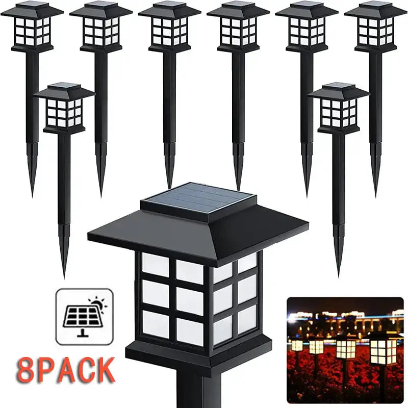 8 Pack Solar Pathway Garden Lights Outdoor Waterproof Landscape for Yard Patio Walkway Driveway Decor Solar Lawn Lamp Lighting from PriceLows™
