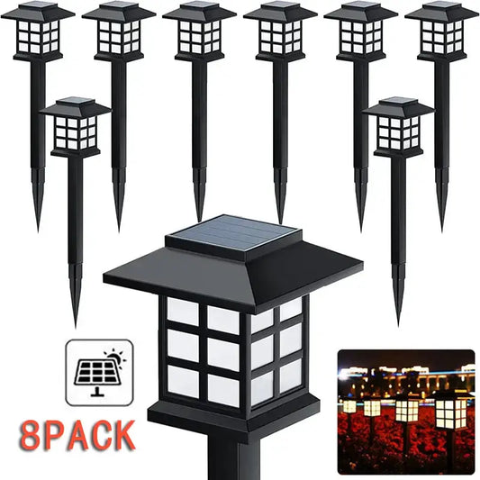 8 Pack Solar Pathway Garden Lights Outdoor Waterproof Landscape for Yard Patio Walkway Driveway Decor Solar Lawn Lamp Lighting from PriceLows™