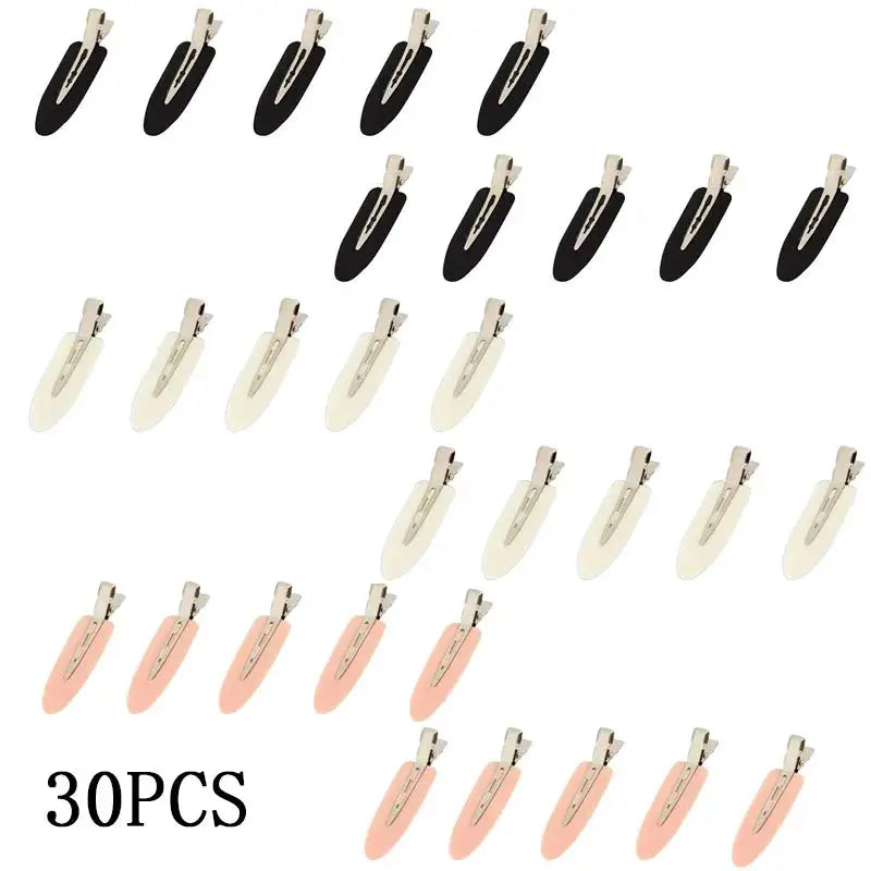 No Crease Hair Clips | Plastic Barrettes | Women And Girls Set Of 30