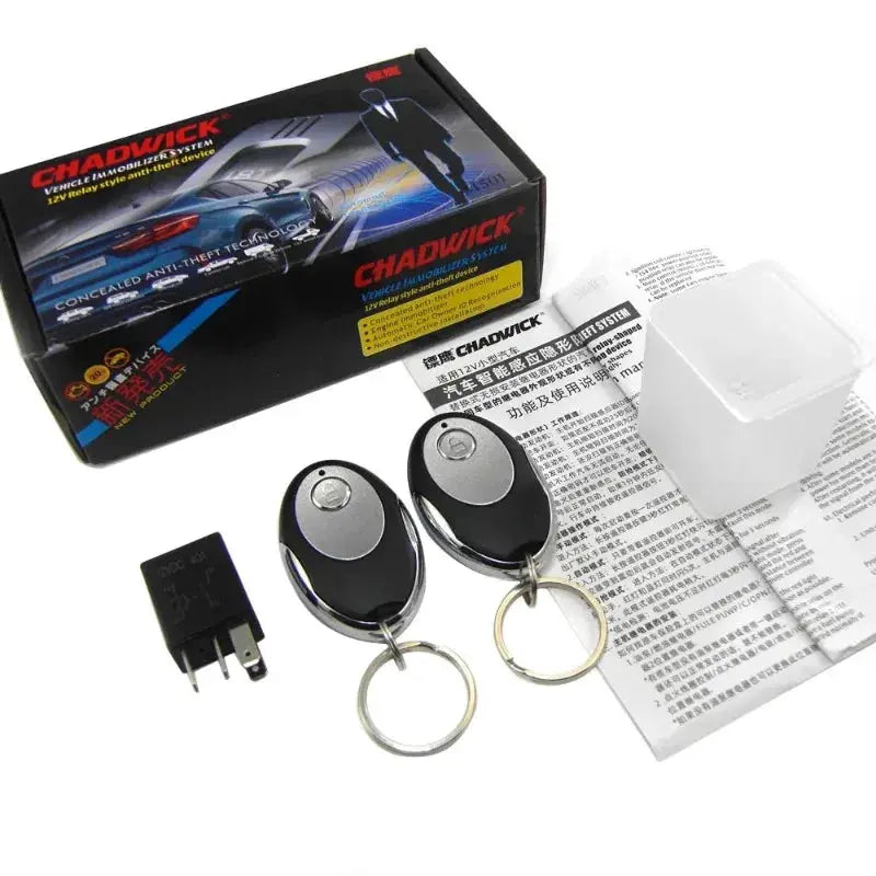 12V wireless immobilizer car engine lock Intelligent Security Anti-Theft System Replaceable relay shaped device CHADWICK 501 from PriceLows™