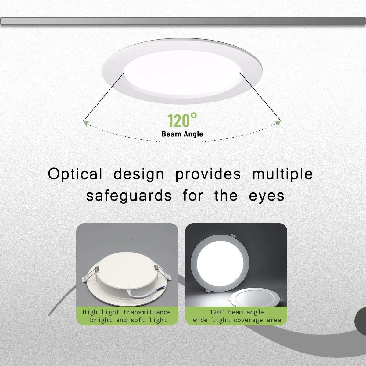 Led Downlight | Three Color Temperature | 6W-24W Power Range | 10-Pack