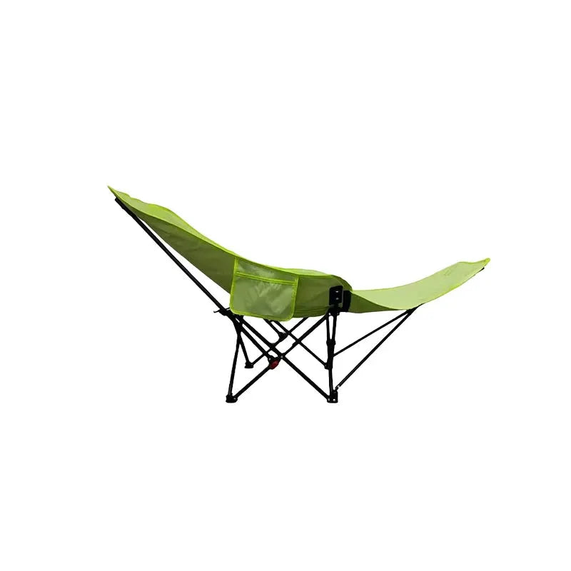 Outdoor Portable Beach Chair with Footrest - Foldable, Lightweight, Comfortable for The Beach/camping, Durable Fabric from PriceLows™