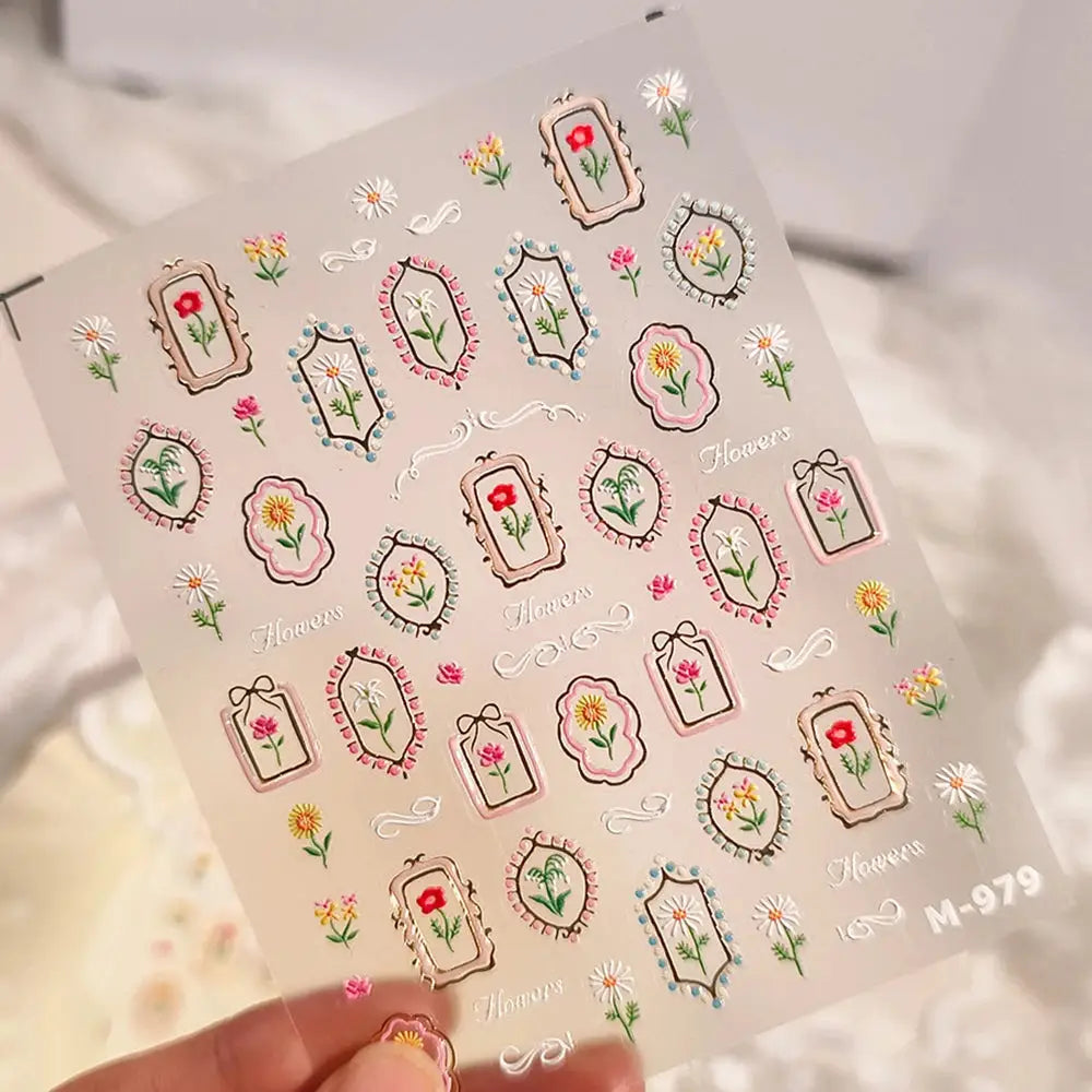 1pc Ocean Nail Art Stickers 5D Summer Starfish Seashell Nail Decals Decoration Y2K Embossed Nail Art Supplies Manicure Slider from PriceLows™