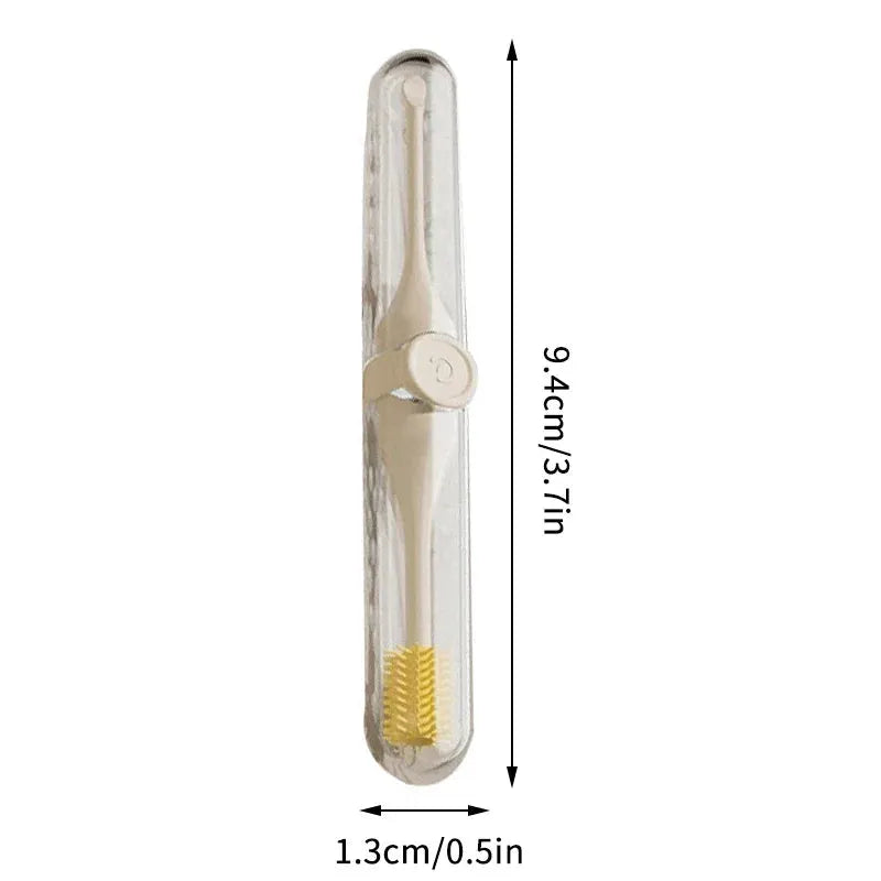 1pcs Double-Ended Nose Silicone Brush Manual Nose Hair Trimmer Portable Hair Scraper Shaving Nose Hair Neus Trimmer Men Ear Pick from PriceLows™