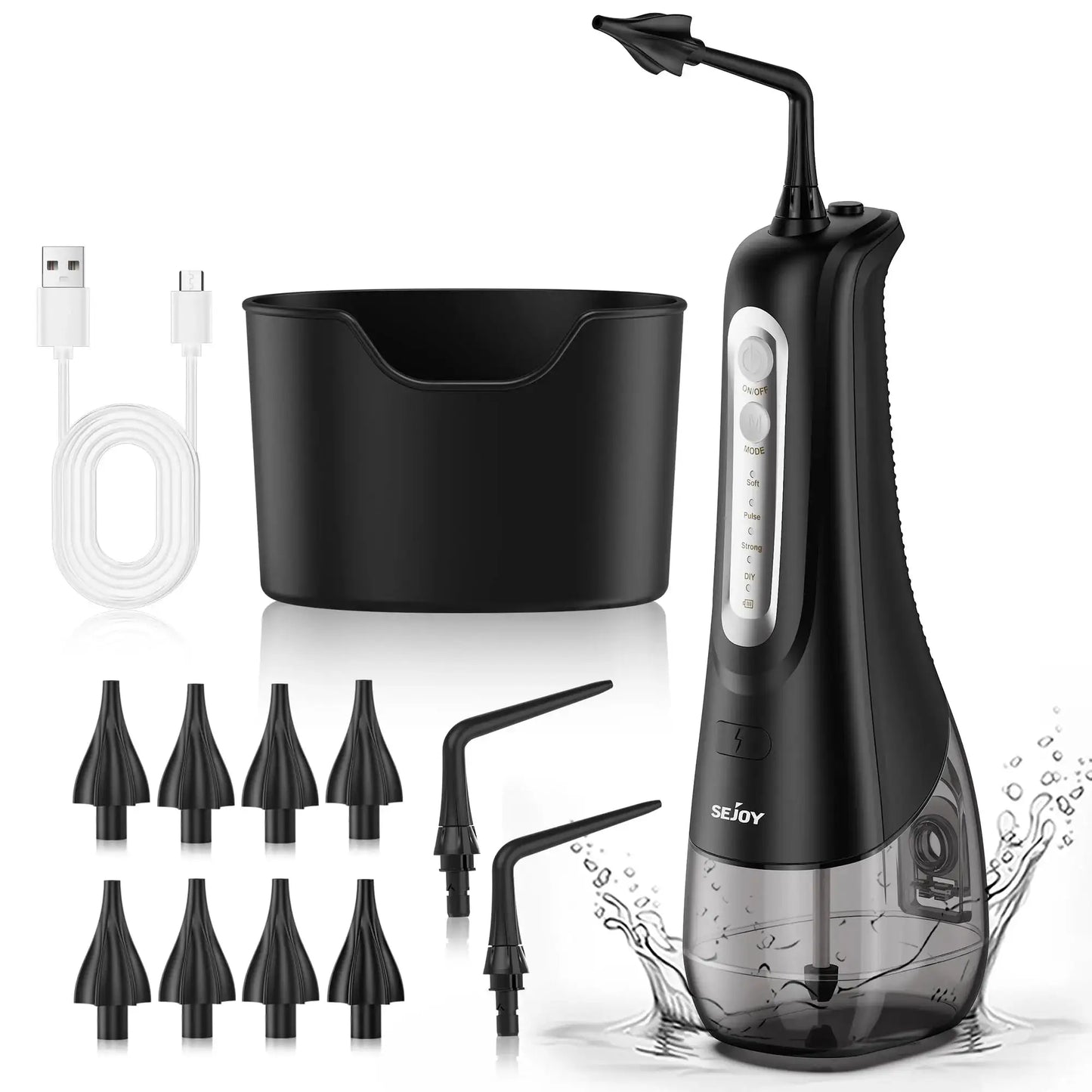 Ear Wax Removal Tool, Electric Ear Irrigation Flushing System, Water Powered with 4 Pressure Modes,8 Reusable Replacement Tips from PriceLows™