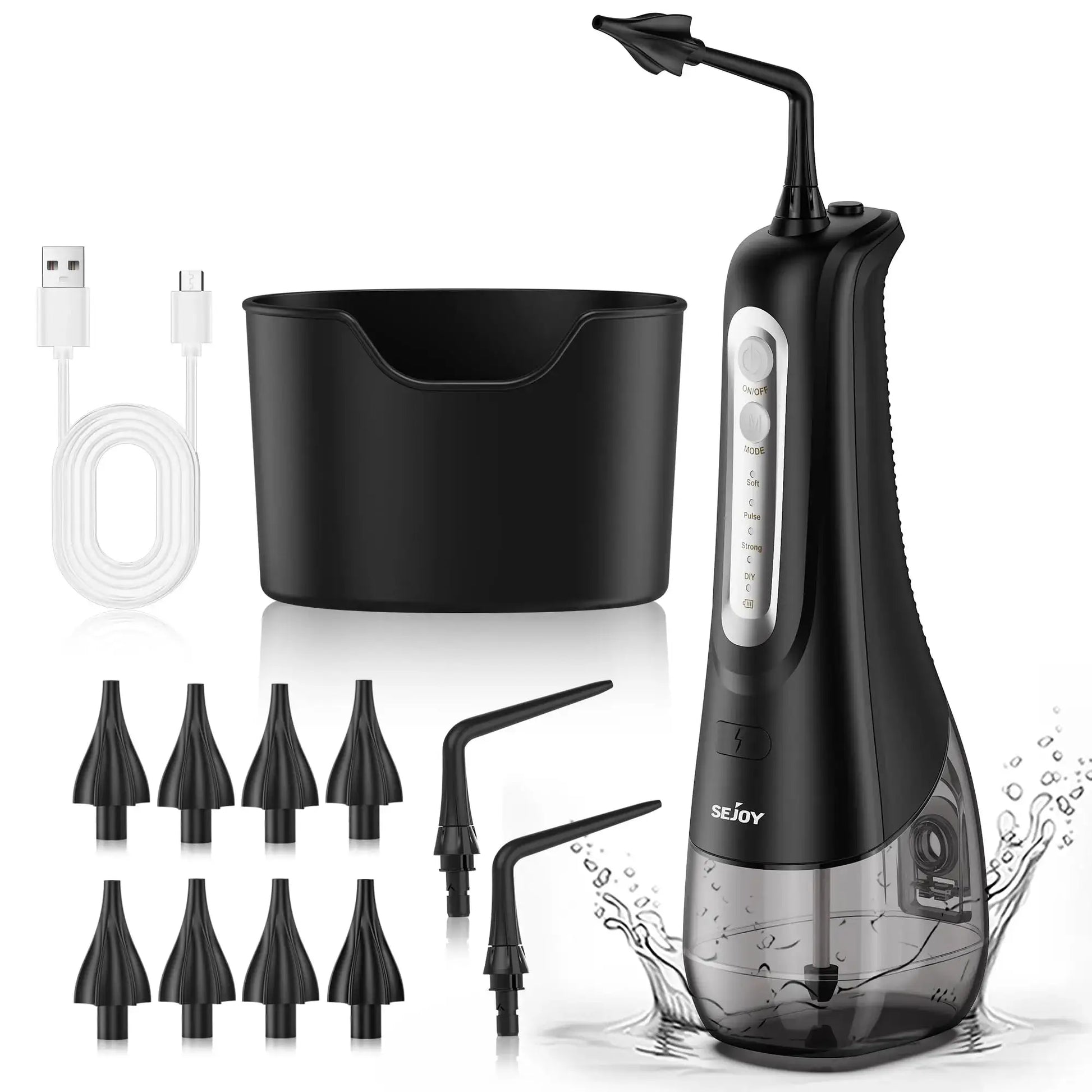 Ear Wax Removal Tool, Electric Ear Irrigation Flushing System, Water Powered with 4 Pressure Modes,8 Reusable Replacement Tips from PriceLows™