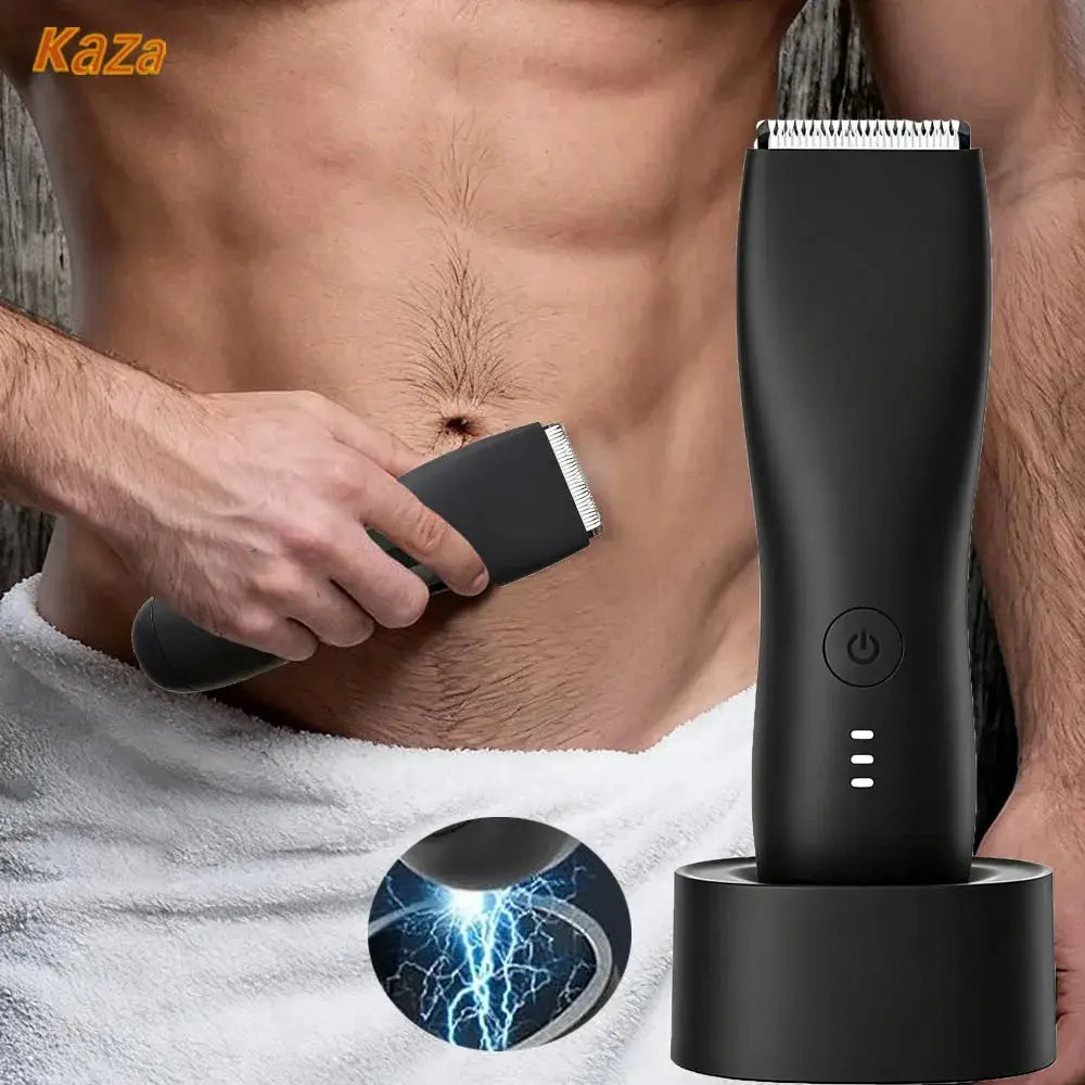 Electric Body Hair Trimmer | Waterproof Design | Type-C Recharge | Unisex Use