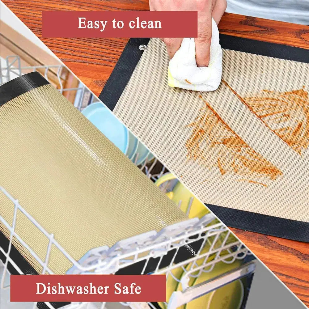 Baking Mat | Silicone Leakproof | Non-stick | Two-Pack
