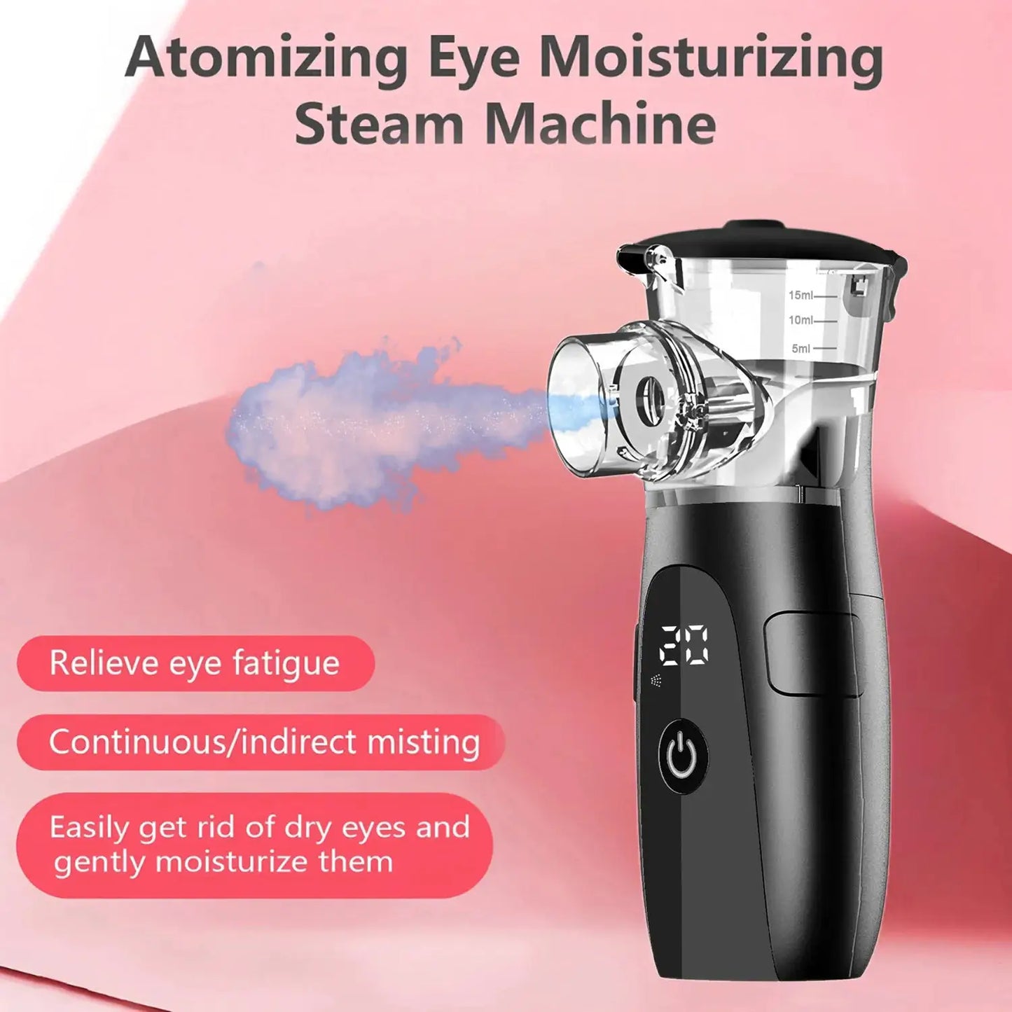 Mini Portable Facial Steamer | Nano Cold Spray | Hydrating Beauty Humidifier