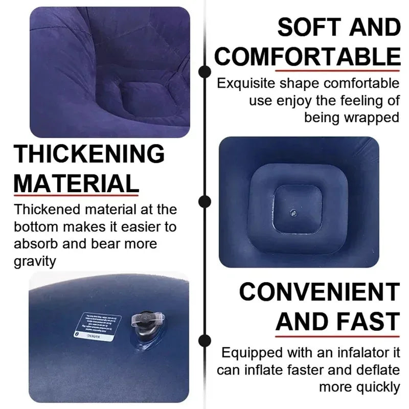 Inflatable Sofa Chair | PVC Lounger | Indoor Outdoor Use | Large