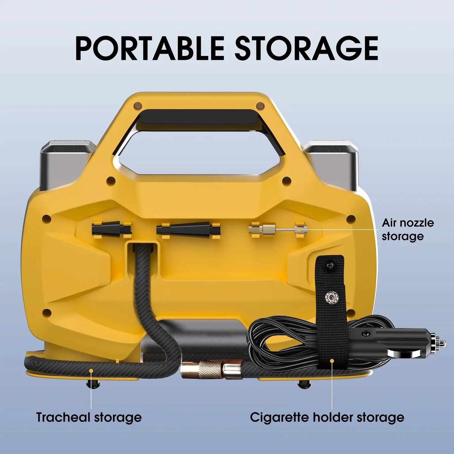Air Compressor | 12V DC Portable | 150 PSI Fast Inflation