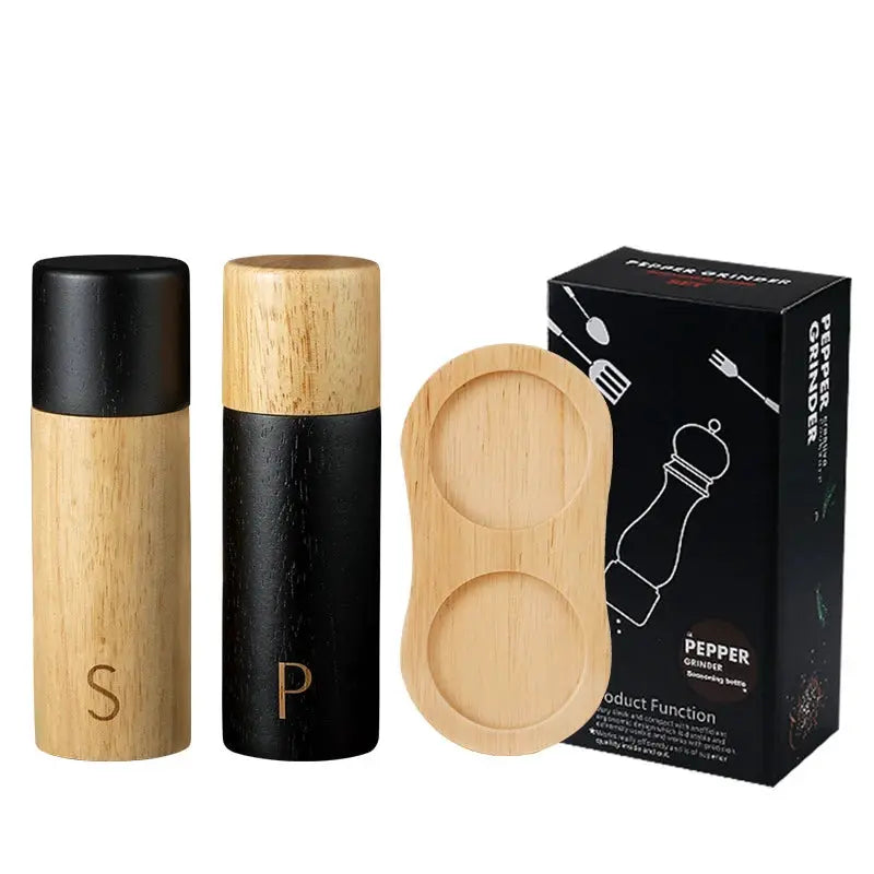 Salt And Pepper Grinder Set | 7 Inch | Adjustable Ceramic Coarseness | JT323