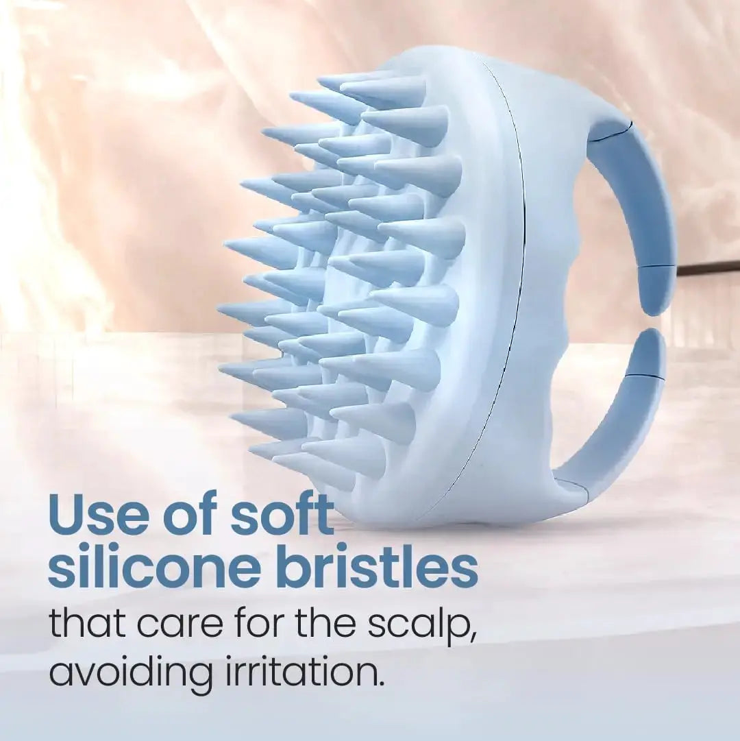 Scalp Massage Brush | Anti-Dandruff Exfoliator | Wet And Dry Use