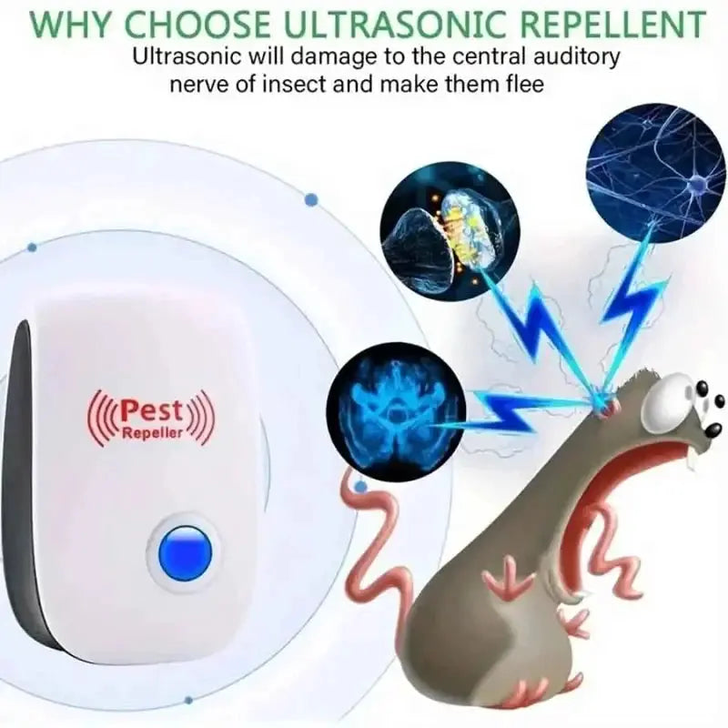 1PCS Electromagnetic Mosquito Anti Mouse Insect Repeller Rat Cockroach Household Pest Reject Repellent Electronic Ultrasonic from PriceLows™