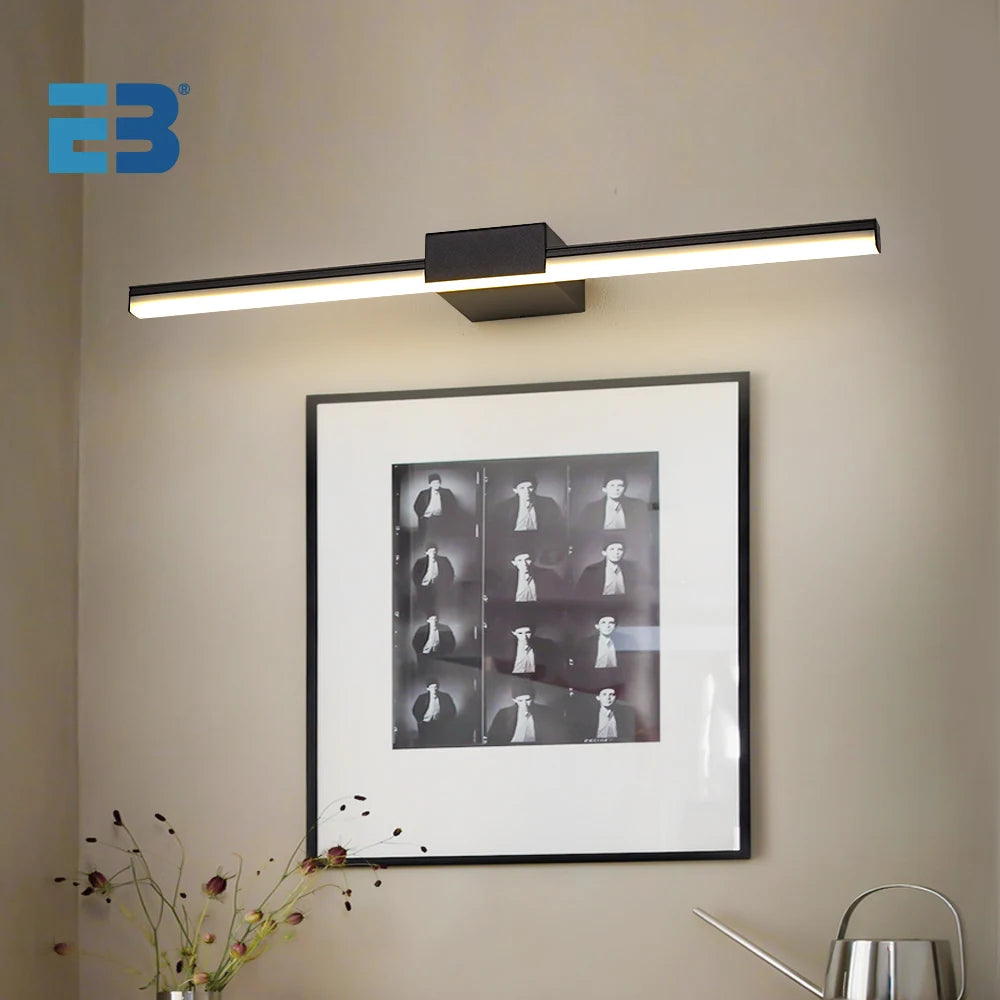 Led Wall Lamp | Bathroom Vanity Light 40cm, 55cm | AC 85-265V | Black, White