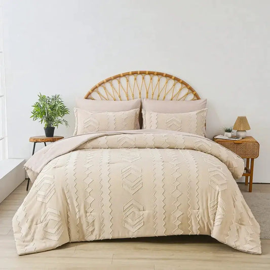Cozy Cut Flower Comforter Sets Queen Soft Microfiber, Lightweight, Breathable Twin Full Queen King Summer Bedding Set, And Bed I from PriceLows™