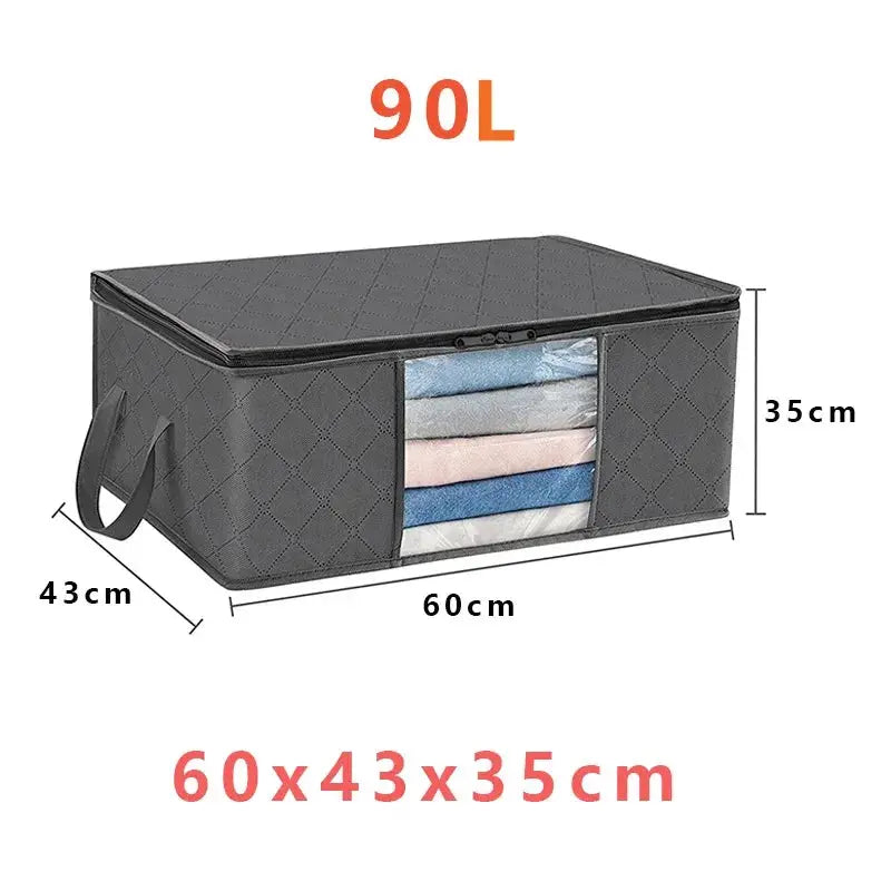 Large Capacity Clothes Storage Bag Foldable Blanket Storage Bags Storage Containers for Organizing Bedroom Closet Clothing from PriceLows™