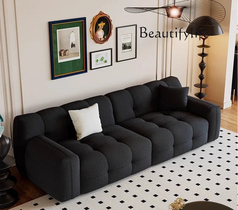 Sofa | Velvet Fabric | S-Shaped Design | Customizable