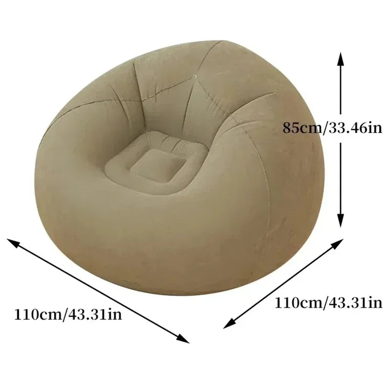 Inflatable Sofa Chair | PVC Lounger | Indoor Outdoor Use | Large