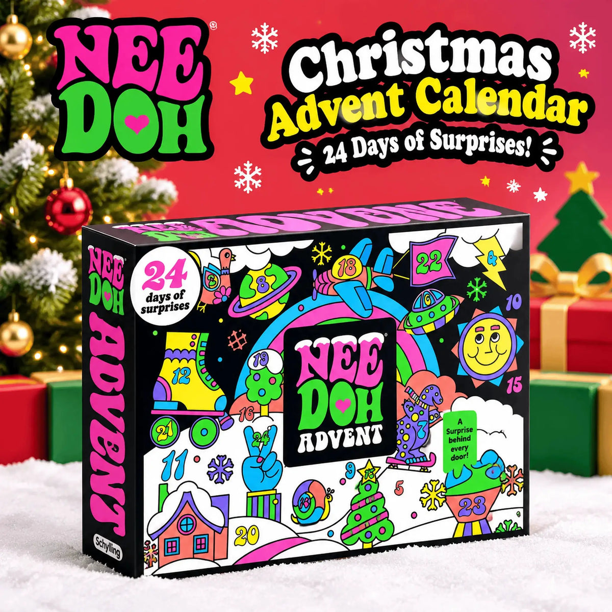 Squishy Christmas Advent Calendar | 24 Days | Food Grade Silicone