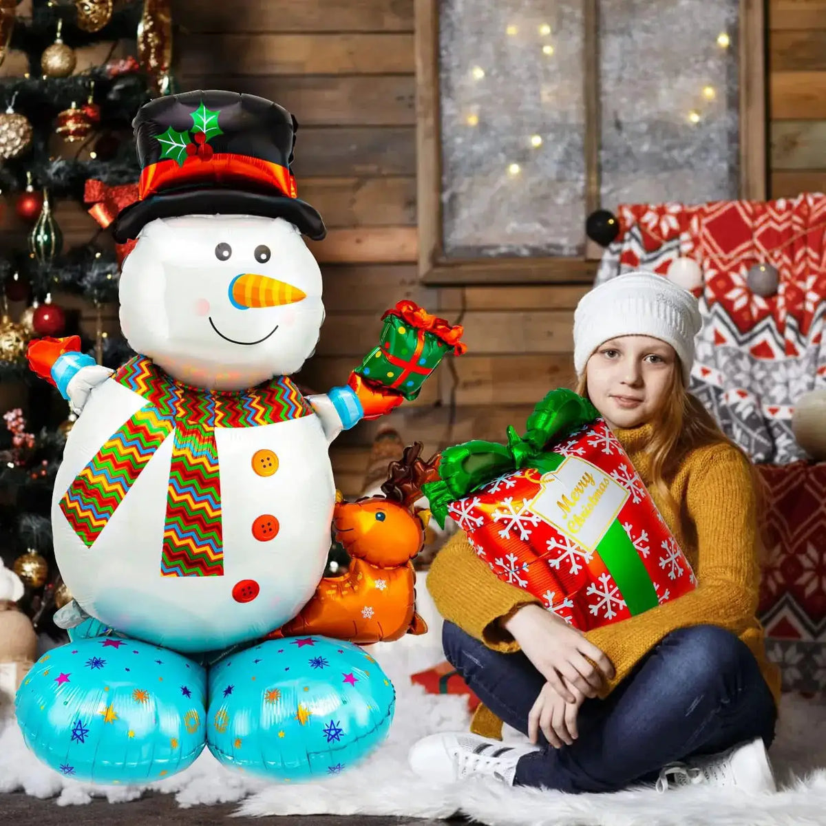 Christmas Balloons | Foil Material | Multipack Set | Assorted Designs