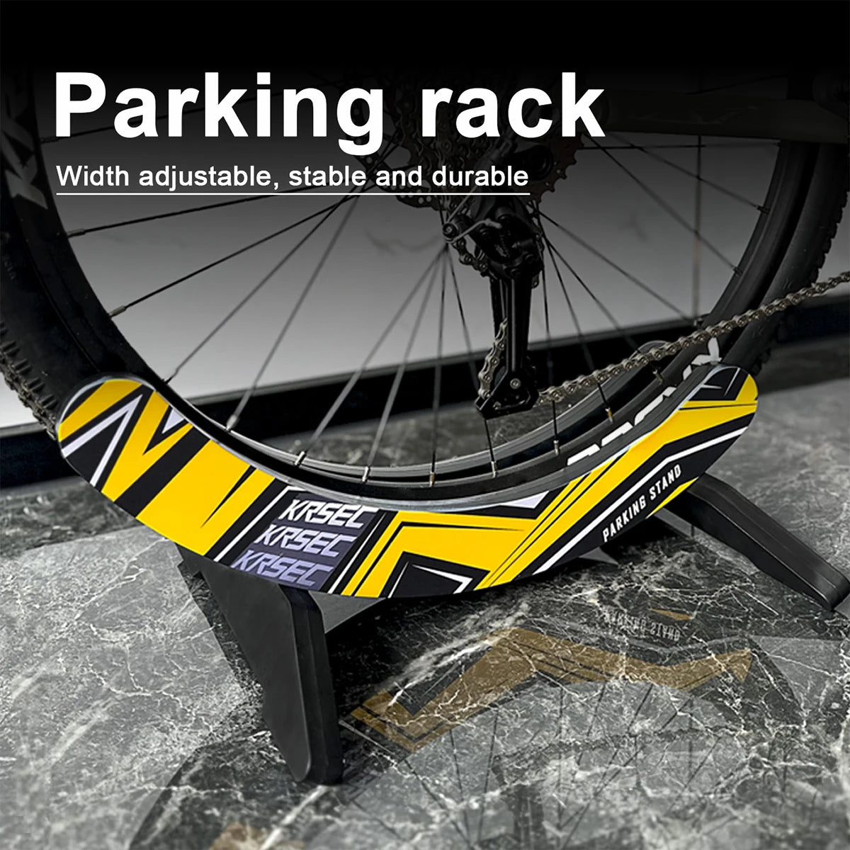 KRSEC Bicycle Adjustable Parking Rack MTB Road Bike Indoor Garage Storage Stand Bike Repair Stand Bicycle Accessories from PriceLows™