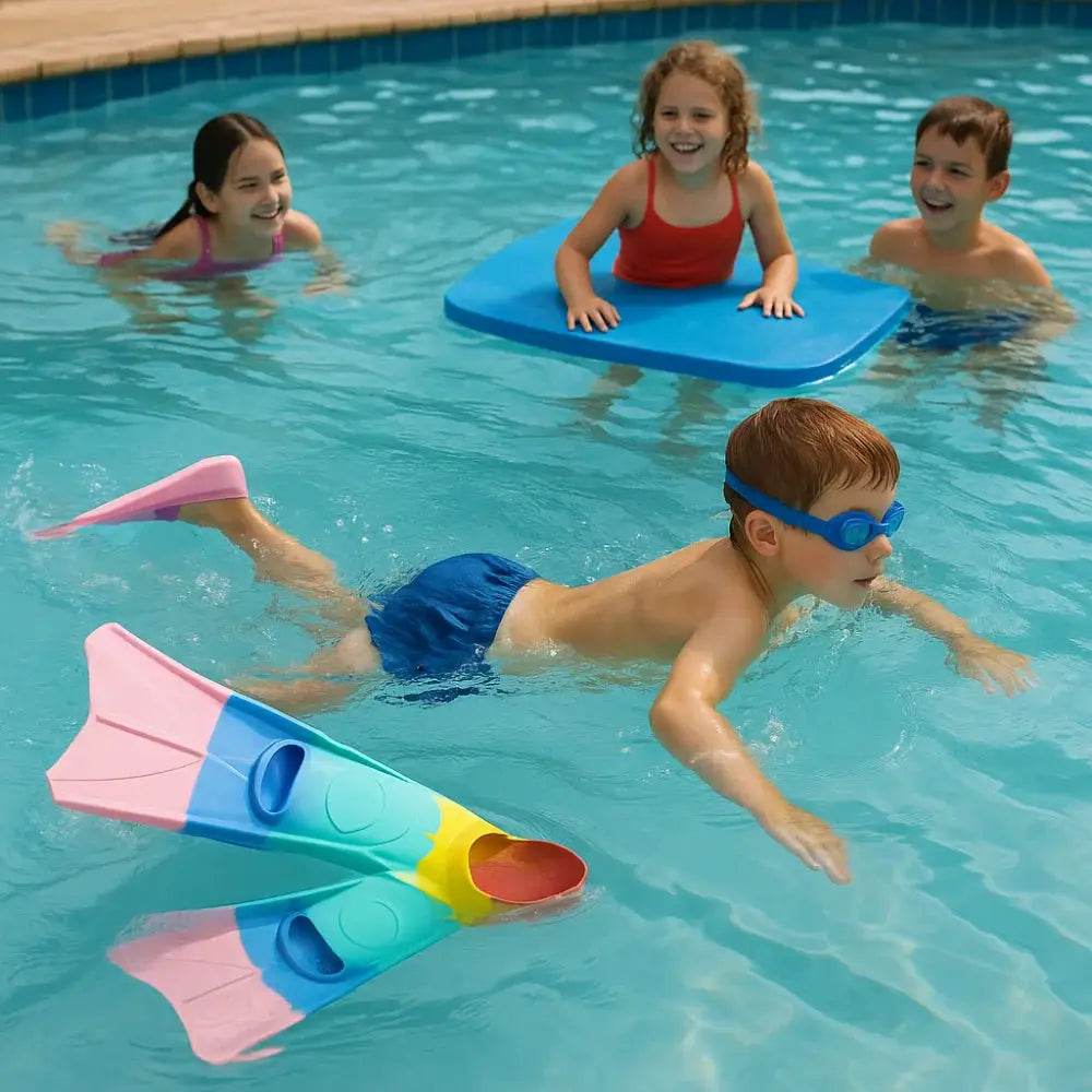 Professional Silicone Swimming Flippers Comfortable Non-slip Swim Fins Frog Shoes for Children Adult from PriceLows™
