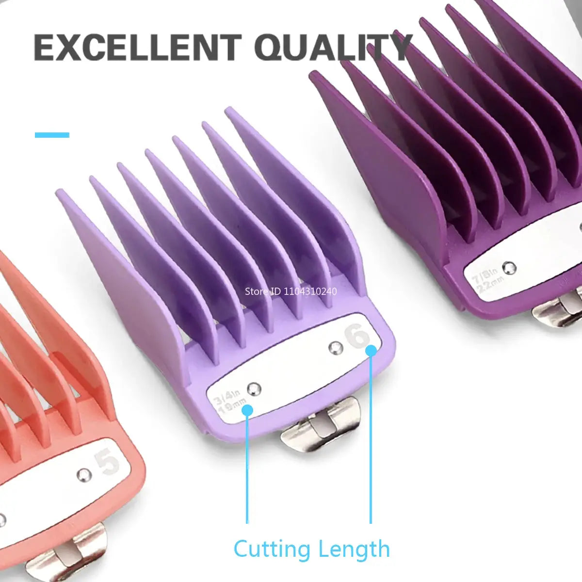 Universal Hair Clipper Guards Barber Trimmer Attachment Limit Combs Professional Barber Accessories Replacement Set Limit Combs from PriceLows™